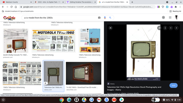 T.V from the cilvil rights movement.