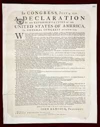 declaration of independence adopted