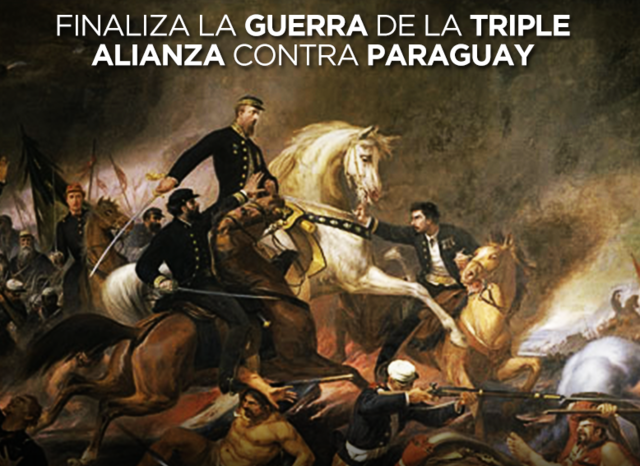 Fin de la guerra de La triple alianza