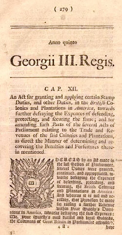 stamp act