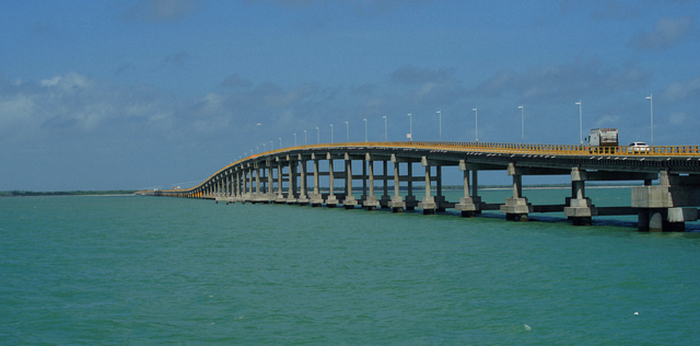 Puente El Zacatal en Ciudad del Carmen, Campeche