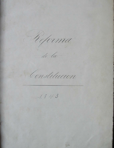 1843 - Constitución Política de la República de la Nueva Granada