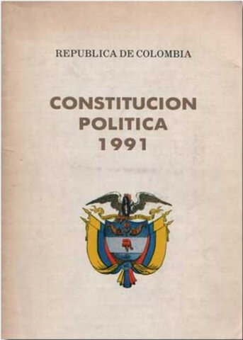 1991 - Constitución Política de Colombia