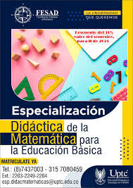 Especialización en Didáctica de la Matemática para Educación Básica