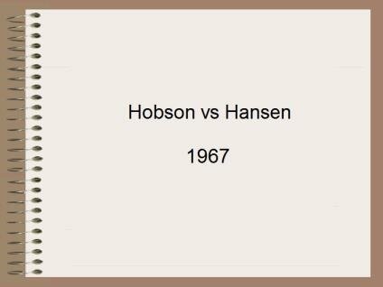 Hobson v. Hansen