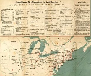 El fracaso de las revoluciones democráticas en Europa desencadena un aumento de la inmigración a los Estados Unidos