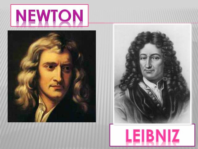 Leibniz y Newton