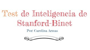 Escala Stanford - Binet