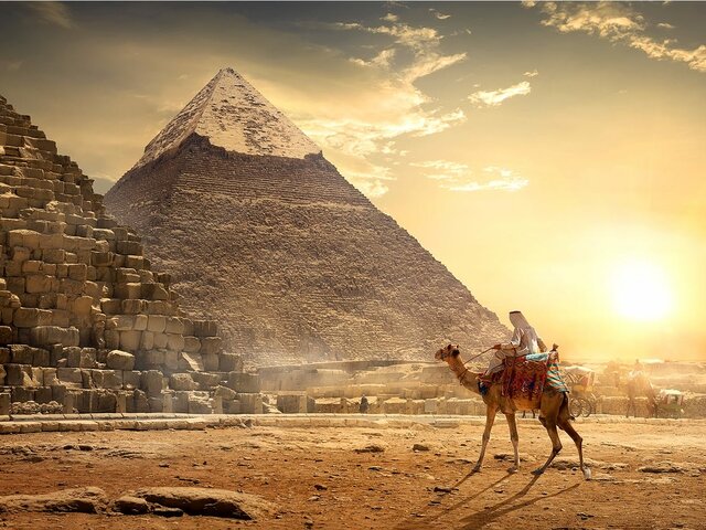 The Egyptians Pyramids.