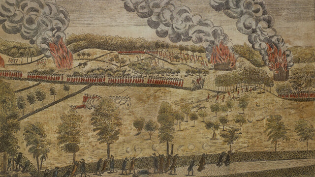 Battles at Lexington and Concord