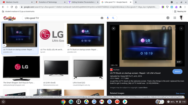 The more advanced T.Vs