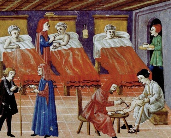 El cuidado de los enfermos recae en la comunidad.