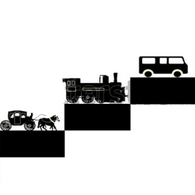 Timeline: A1. López Luis Evolución del transporte de pasajeros