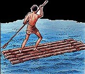 Creación de balsas rudimentarias