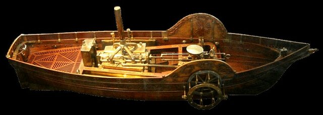 Primer intento de barco de vapor