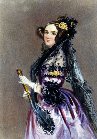 Augusta Ada Byron (Condesa de Lovelace) Conocida habitualmente como Ada Lovelace