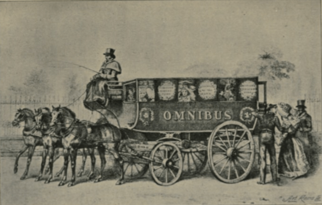 Primer sistema de transporte publico.