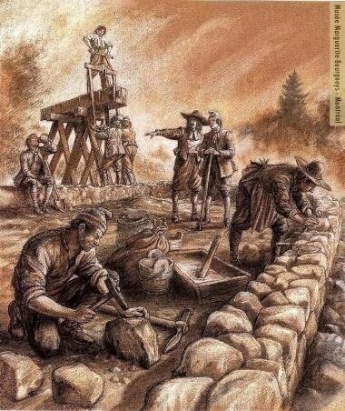 Creciente construcción de caminos.