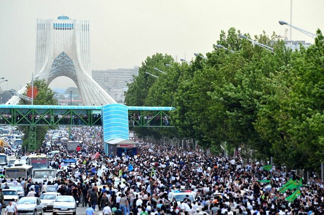 Manifestaciones del pueblo Iraní