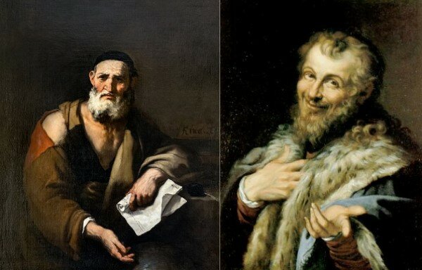 Democrito y Leucipo