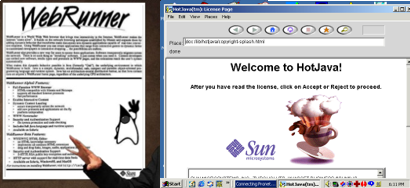 Navegador en JAVA y OAK=JAVA