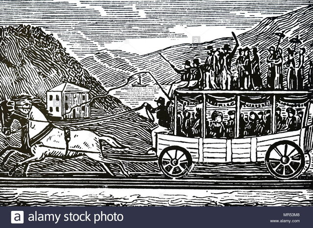 Tranvías de caballos