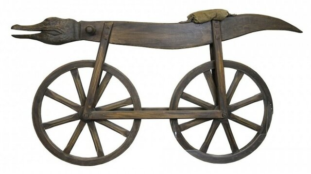 El Conde de Sivrac construye el "célérite". Primer antecedente de la bicicleta.