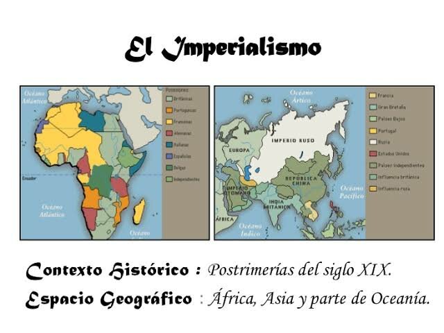 Imperialismo Europeo en África, Oceanía y Asia