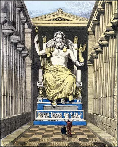 Zeus en Olimpia por Fidias