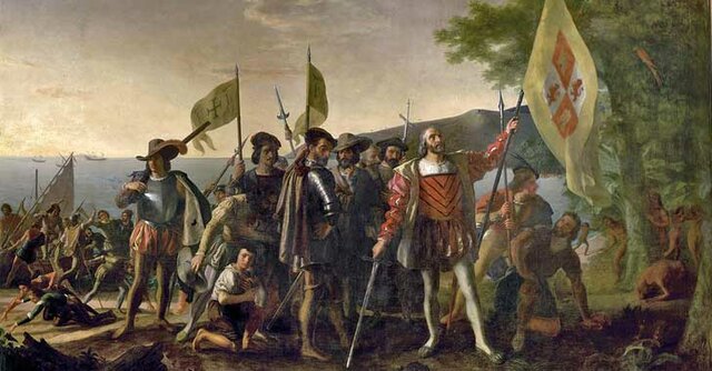 La llegada de los colonos españoles a la actual Colombia