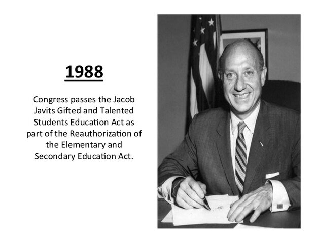 Javits Act, 1990