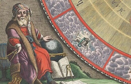 El astrónomo Aristarco de Samos propuso un sistema planetario heliocéntrico (con centro en el Sol)