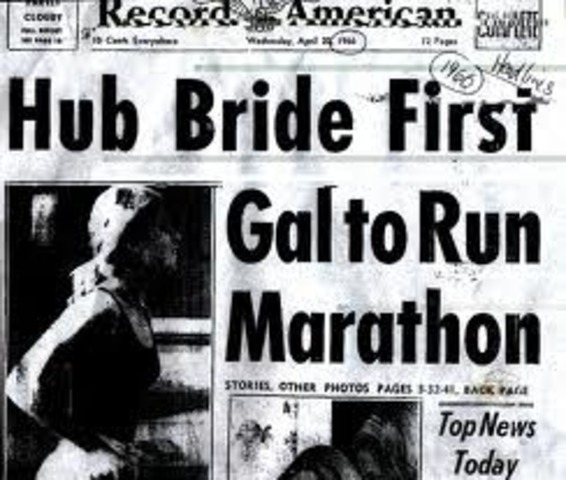 1st Woman to Run the Boston Marathon