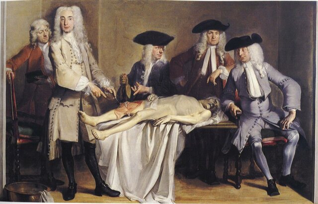 Los anatomistas y médicos Herófilo y Erasístrato basaron la anatomía y la fisiología en la disección.