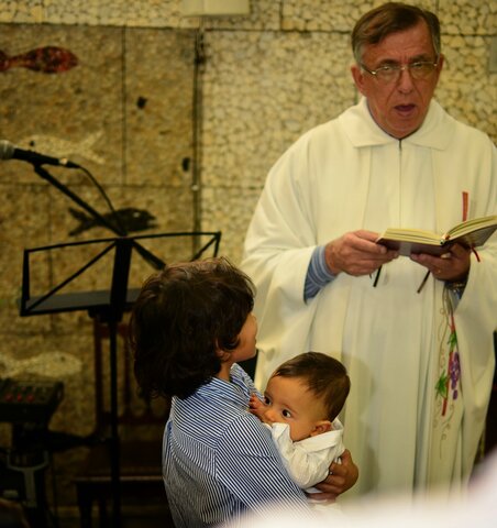 Minha cerimônia de batismo