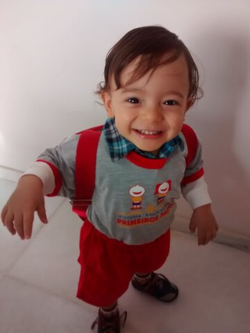 Meu primeiro dia de aula na escolinha