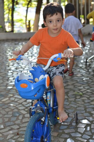 Aprendi a andar de bicicleta