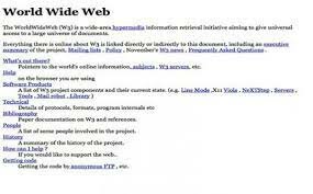 primer sitio web