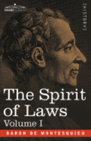 Montesquieu publishes the book called On the Spirit of Laws