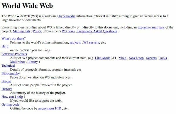 The World Wide Web Project