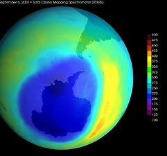 Efecto de los gases de clorofluorocarbono en la capa de ozono