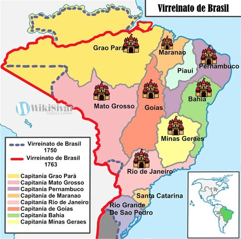 Contexto de Virreinato en Brasil