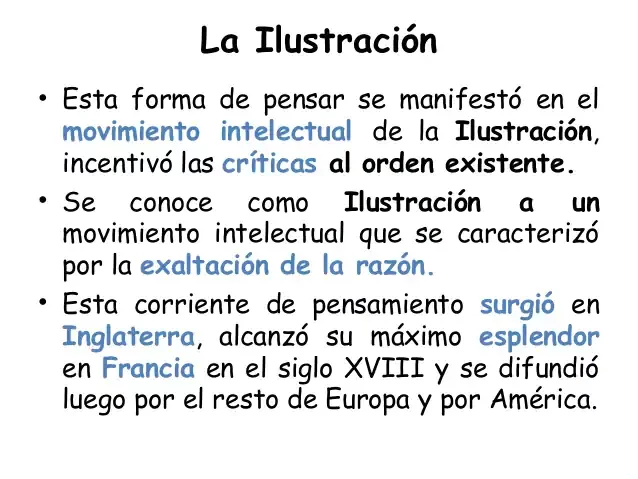 Precedentes a la luz de la Ilustración.