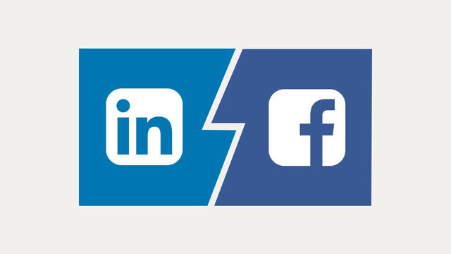 Facebook y Linkedid
