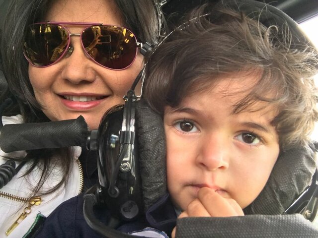 1º VOO DE HELICÓPTERO COM O VOVÔ