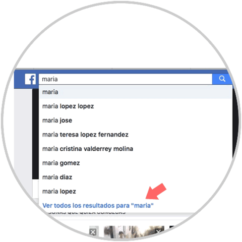 Opciones de búsqueda