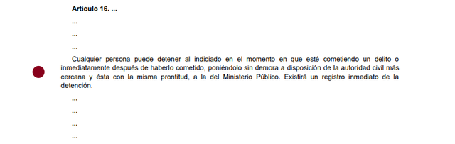 8va Reforma articulo 16