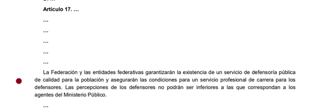 4ta Reforma articulo 17
