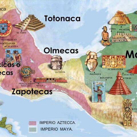 Mayas, Olmecas, Incas y Aztecas