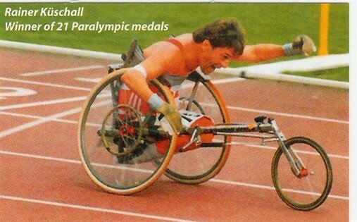 Rainer Kuschall, contribución a la evolución del diseño y matrial de la silla de competición